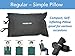 TREKOLOGY Self Inflating Camping/Lumbar Pillows - Compressible, Inflatable, Comfortable Air Travel Pillow Cushion for Back Support, Sleeping, Hiker, Backpacking, Camp, Outdoor, Rest