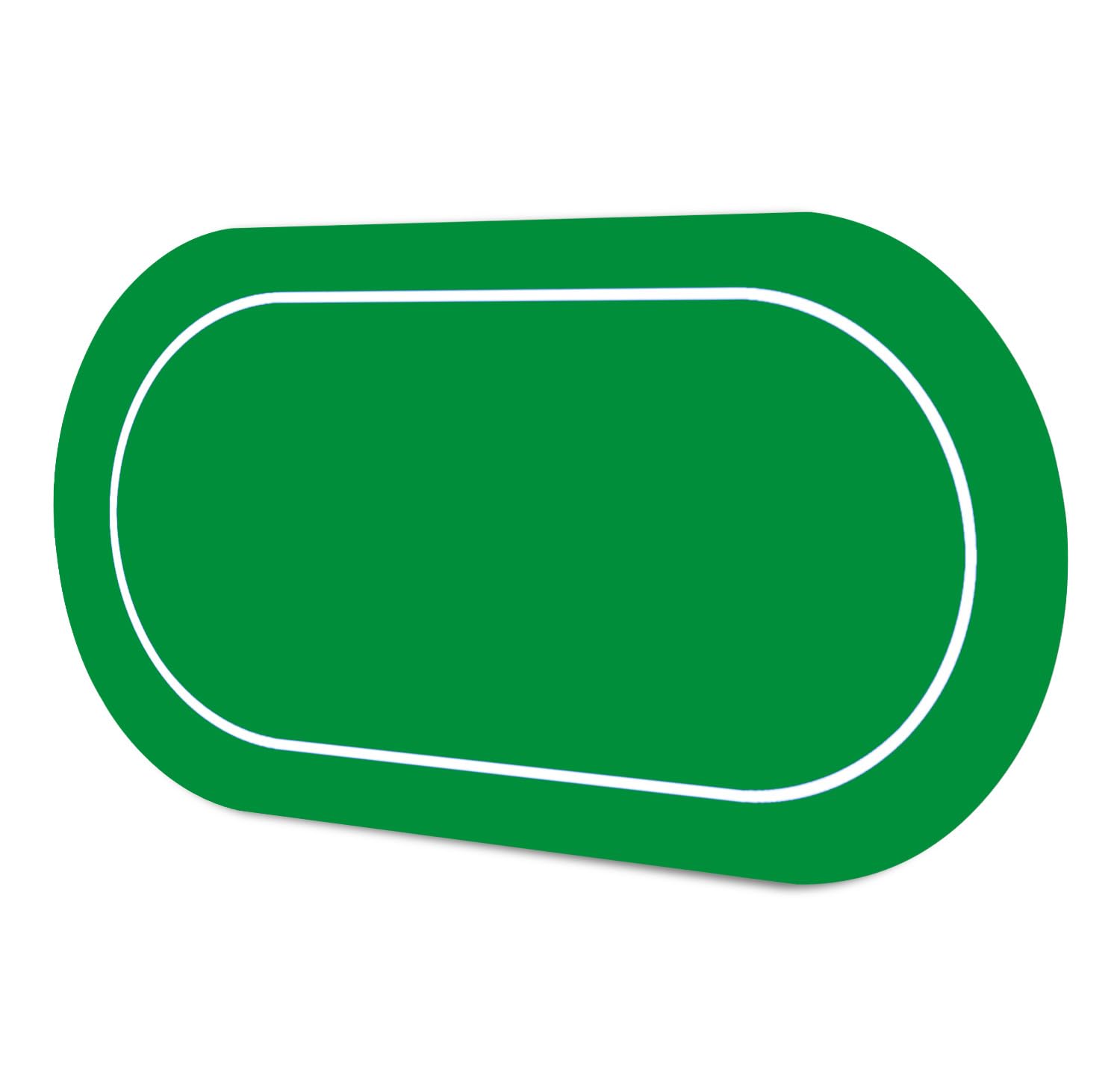 LaiEr Poker Mat 10 Players Texas Hold'em Poker Rubber Mat Poker Topper for Tables Folding Portable Poker Table Top Layoutw for Poker Games Blackjack Casino(200*100*0.2cm,Green)