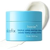 Skinfix Triple Lipid-Peptide Cream Mini - 0.5 oz - Rich Face Moisturizer with Hyaluronic Acid - Hydrates & Restores Dry, Sensitive Skin - Non-Comedogenic, Fragrance Free, Vegan, Cruelty Free