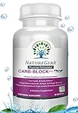 Carb-Block with Phase 2 Carb Controller (Chromium, White Kidney Bean Extract, Gymnema) for Healthy Weight Loss, Fat Fighter, Support Weight Loss, Control Appetite - Non-GMO 90 Carb Cap - NatureGenX