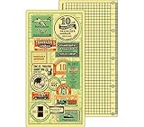 MIDORI Travelers Notebook Plastic Sheet 2017 (Regular size)
