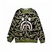 Shark Bape Crewneck Sweatshirt Pullover Hoodie Sports Casual Sweater Unisex