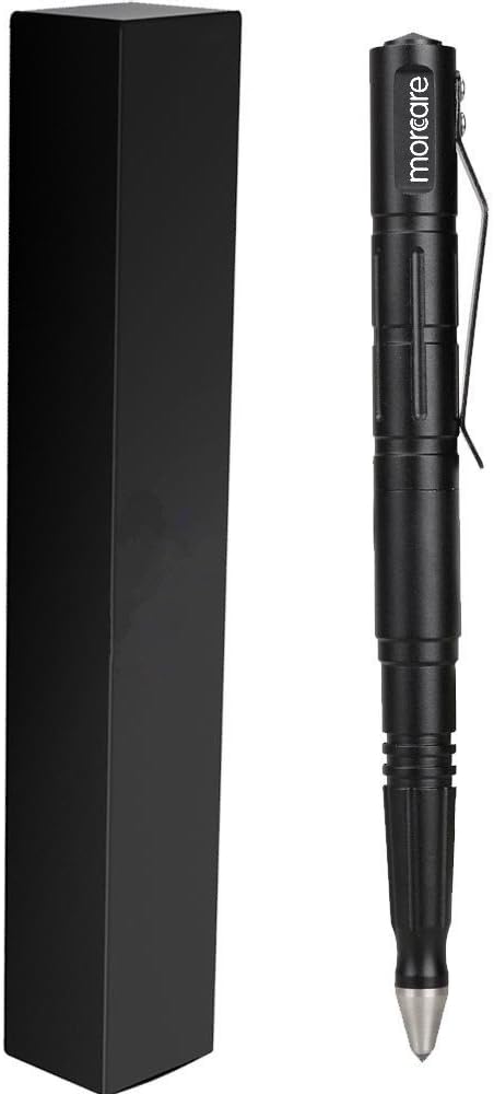 Tactical Pen for Self Defense – Best Concealable Survival Tool for Men & Women – Military Grade Tactical Gear - Black Finish, Maximum Strength