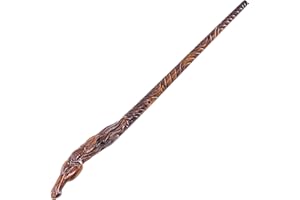 Handicraftviet Horse Wand - Hand Carved Wooden Magic Wand/Wizard Wand for Wizards and Collectible Cosplay Magic Wand/Magical Gift for Halloween 15 inch (S8)