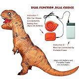 T-Rex Dinosaur Inflatable Toys Costume Halloween Blow up Suit Airblown Inflatable Christmas Yard Decoration