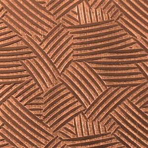 Cool Tools - Textured Metal - Cross Hatch - Copper 20 Gauge - Thumbnail 2