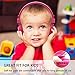 Kids Headphones Bluetooth, Foldable Wireless/Wired Stereo HD On-Ear Headset with 3.5mm Jack SD Card FM Radio Microphone Volume Control Over Ear Children Headphones for Girls Boys School iPhone, Blackthumb 2