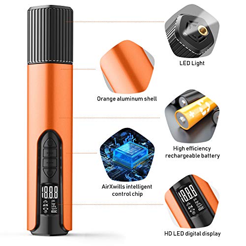 AirXwills Electric Bike Pump 150 Psi Tire Inflator Portable Air