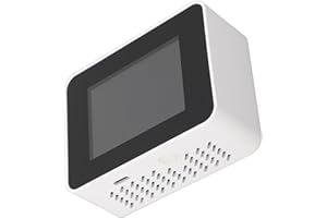 Dioche CO2 Detector Carbon Dioxide Air Quality Monitor Portable Battery Operated 5 in 1 Meter for HCHO TVOC Temp Humi Detecti