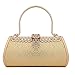 Diamond Chain Retro Glitter Shoulder Wristlet Shimmer Hard Handbag Clutch Party Wedding Evening Formal Cocktail Clutch Purse 069