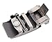 QISHI YUHUA Men's Solid Buckle Automatic Ratchet Leather Belt Buckle,kt321