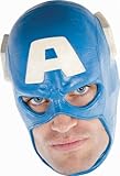 Disguise Men's Marvel Captain America Full Mask, Blue, One Size