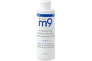 Hollister 7717 m9 Odor Eliminator Drops, Unscented, 8 oz Bottle, 6 Pack – Ostomy Drops, Ostomy Supplies, Odor Neutralizer