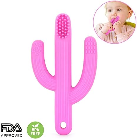 silicone cactus teether