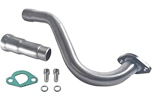 QASKEHKT Exhaust Header Pipe for Predator 196cc 212cc GX160 GX200 Go Kart