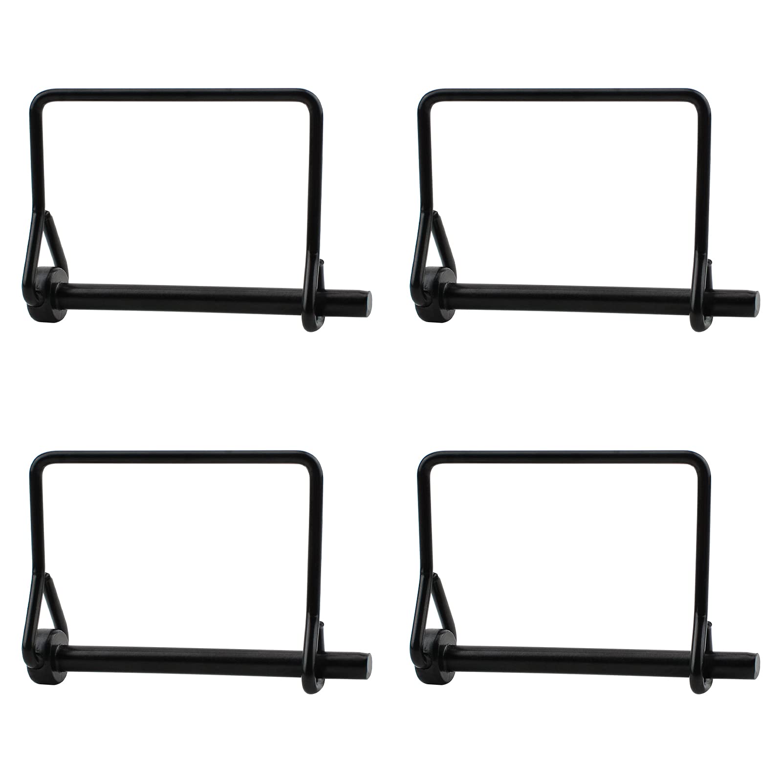 INCREWAY 40PCS 6mm Carbon Steel Black Quick Release Coupler Lock Pin for Farm Lawn Garden