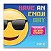Orange Circle Studio 2018 Wall Calendar, Have an Emoji Day by