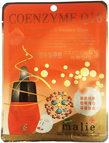 Korean Cosmetics Malie Ultra Hydrating Essence Face Mask 10Sheet (Coenzyme Q10)