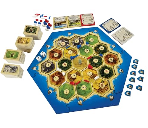 World's Smallest Catan Miniature Board Game | Travel Game | Game for Adults and Family | Adventure Board Game | for Ages 10 and up
