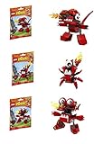LEGO, Mixels, Series 4 Bundle Set of Infernites, Meltus (41530), Flamzer (41531) and Burnard (41532)