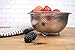 RSVP International Endurance Kitchen Collection Colander Strainer, Berry, Pierced Stainless Steel