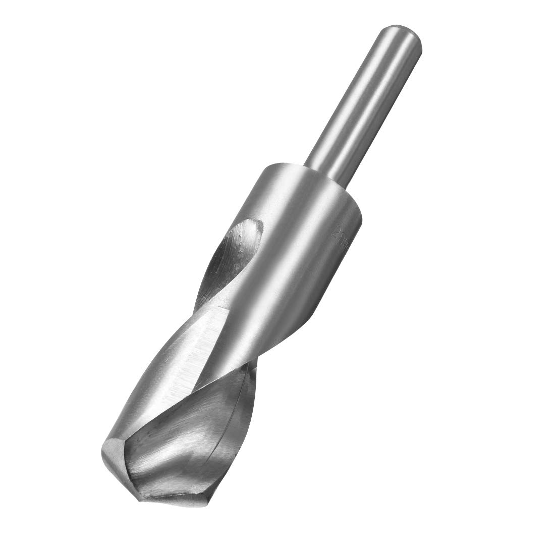 sourcing map Reduced Shank Drill Bit 29mm High Speed Steel HSS 4241 with 1/2 Inch Straight Shank
