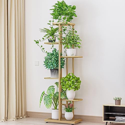 BOIU Plant Stand Indoor Outdoor, Tall Plant Shelf Indoor Plant Stand Corner  Flower Shelves Multiple Plants Rack Holder Table Organizer Display for  Patio Balcony Garden (Metal 6 Tier) price in Saudi Arabia |