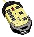 Tripp Lite Eaton TLM812SA Heavy Duty Power Strip with Surge Protection, 8 Outlets, 1500 Joules, Yellow Metal Housing, 12ft Cord, Keyhole Mounting Slots, Cord Wrap, Industrial Garage Work Shop Bench