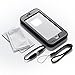 SZJJX Shockproof Waterproof Snowproof Dirtproof Sweatproof Protection Cover Case for Iphone 6 plus 5.5 inch with Finger Print ID and Built in Kickstand (Black)