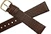 Men's Lizard Grain Watchband Brown 18mm Watch Band