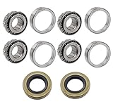 2 Club Car Front Wheel Bearings & Seal Kit 1982-2002 DS Golf Cart Gas & Elec