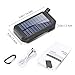 Solar Charger, Dostyle 8000mAh Portable Solar Power Bank External Backup Battery Pack 3 USB Ports Solar Phone charger with 21 LED light for iPhone, iPad, Samsung Galaxy & other Android Smart Devices