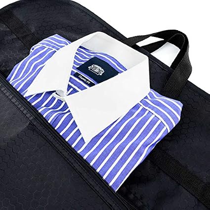 HANGERWORLD Borsa Custodia 111cm Porta Abiti da Viaggio Nero con Cerniera  Manici Protezione Vestiti Custodie e borse porta abiti Casa e cucina  berjaya.edu.my