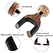Guitar Hanger，Guitar Hook Holder Wall Mount，DODOMI Auto Grip System Lock Safe Lock Hardwood Studio Hanger for Guitar Bass (Rosewood)