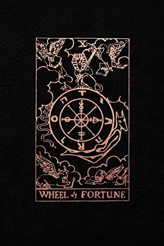 Wheel of Fortune: Bullet Journal | 6 x 9 A5 Notebook | Black and Rose Gold Design - Dot Grid Notebook Paperback – 3 Aug 2019