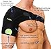 BODY HELP Shoulder Brace Support with Pressure Pad + Hot Cold Reusable Pack for Immediate Pain Relief + Bag + Ebook + Instructions Best Wrap for Rotator Cuff, Dislocated AC, Sprain, Soreness, Bursitis