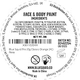 Blue Squid PRO Face Paint Orange 30g Professional Water-Based Single Cake view 2