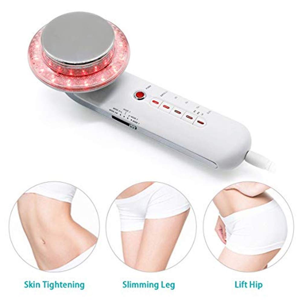 ボディスリミングマッサージ器 6 In 1ブルーレッドライトemsチリオメーターフェイシャルビューティーボディシェイプマッサージ セルライト除去脂肪軽減 肌引き締め B07tt9bw6s 日本産