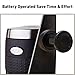Coffee Maker Portable Travel K-Cup Brewer by Mounchain Capsule Coffee Machine Battery Operated (2AAA) Compatible with K-Cup Brewer Coffee Lover's Gift for Commuter Camping Outdoors Office