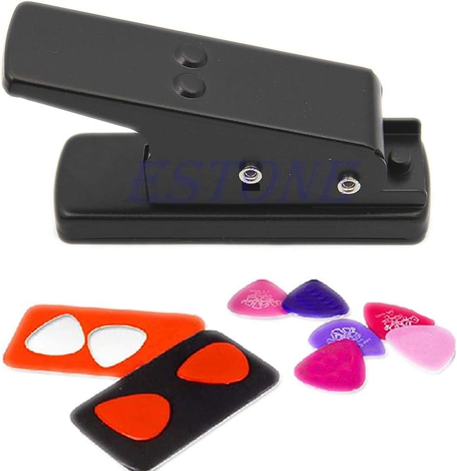 Ruda Black Professional Guitar Plectrum Punch Picks Maker Card Cutter Own Pick S For Your Electric Acoustic Bass Guitar