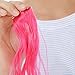 JIAHUI Bundle 6 Pieces of 20 Inches Multi-Colors PartyBundle 6colors Party Highlights Colorful Clip in Wavy Synthetic Hair Extensions,Wavy Long Hairpieces