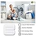 Queen Comforter Soft Quilted ♥ Down Alternative Duvet Insert with Corner Tabs Summer Cooling 2100 Series, Fluffy Reversible Hotel Collection, Hypoallergenic for All Season, Snow White, 88 x 88 inches
