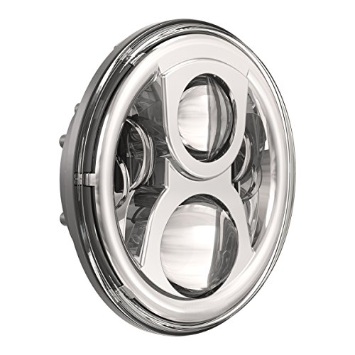 Eagle Lights 7" Chrome Round LED Headlight Kit 8700G2 Gen II Daymaker with Gen II Passing Lamps
