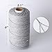 Stillness Crafts Macrame Cord 3mm Grey - Best for Macrame Plant Hangers Macrame Wall Hanging Macrame Supplies Cotton Yarn Macrame Rope