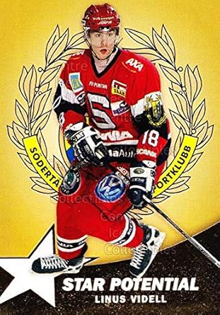 Amazon.com: (CI) Linus Videll Hockey Card 2005-06 Swedish Elitset SHL Star Potential 16 Linus ...