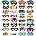 UGA Superhero Masks (32 Packs) - Superheroes Birthday Party Masks ,Children's top Hats