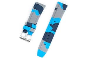 StrapHabit Quick Release Rubber Watch Strap Band FKM 20mm 22mm 24mm