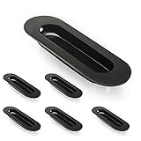 HOMOTEK 6 Pack 120mm Oval Sliding Closet Door