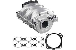 HOAVEED Intake Manifold with Gaskets Compatible with 2006-2013 Mercedes-Benz C230 C280 C300 C350 E280 E350 CLK350 GLK350 ML350 R350 S400 SLK280 SLK300 SLK350 – V6 272 Engine – Replaces 2721402401, 2721402201