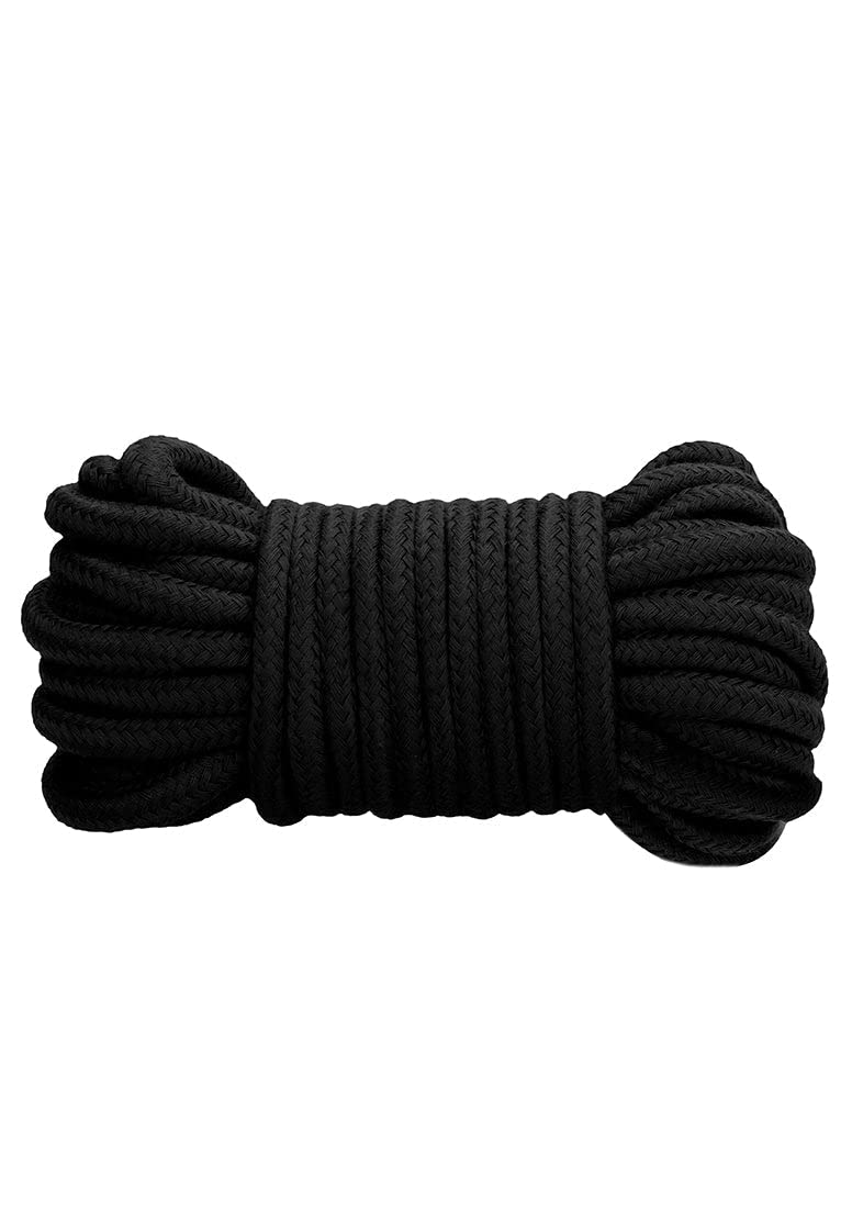 Ouch! by Shots - Thick 10 Meter Cotton Bondage Rope - Black